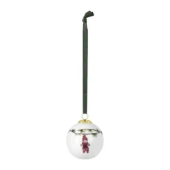 Kähler Hammershøi Jul Julekugle Ø 6 cm - Porcelæn - Hvid
