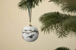 Kähler Hammershøi Jul Julekugle Ø 6 cm - Porcelæn - Hvid