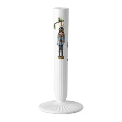 Kähler Hammershøi Jul Lysestage H 20 cm - Fajance - Hvid