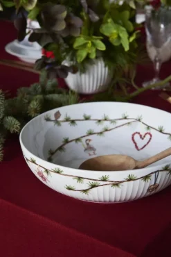 Kähler Hammershøi Jul Skål Ø 30 cm - Porcelæn - Hvid