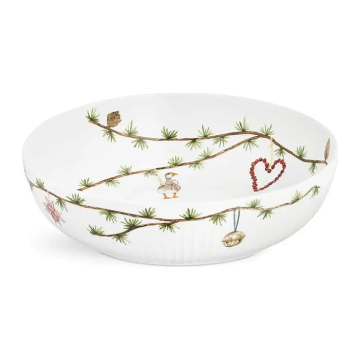 Kähler Hammershøi Jul Skål Ø 30 cm - Porcelæn - Hvid