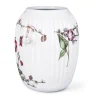 Kähler Hammershøi Jul Vase H 21 cm - Porcelæn - Hvid