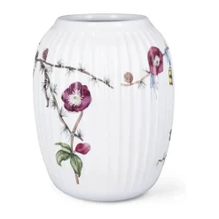 Kähler Hammershøi Jul Vase H 21 cm - Porcelæn - Hvid
