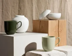 Kähler Hammershøi Krus 33 cl - Porcelæn - Grøn