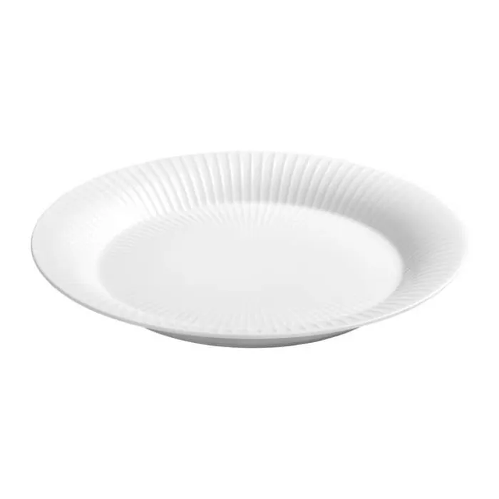 Kähler Hammershøi Middagstallerken Ø 27 cm - Porcelæn - Hvid