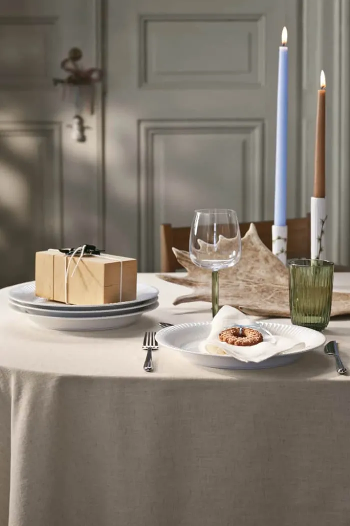 Kähler Hammershøi Middagstallerken Ø 27 cm - Porcelæn - Hvid