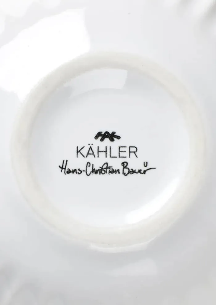 Kähler Hammershøi Minivasesæt - 3 stk. H 8,2/6,4/5,8 cm - Stentøj - Rød/hvid/grøn