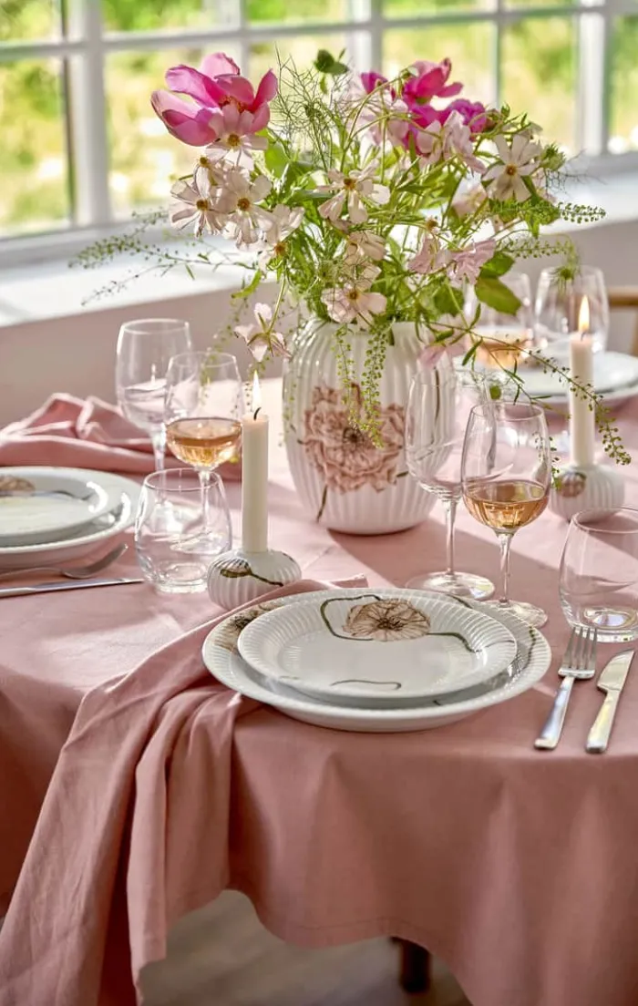 Kähler Hammershøi Poppy Tallerken Ø 19 cm - Porcelæn - Hvid