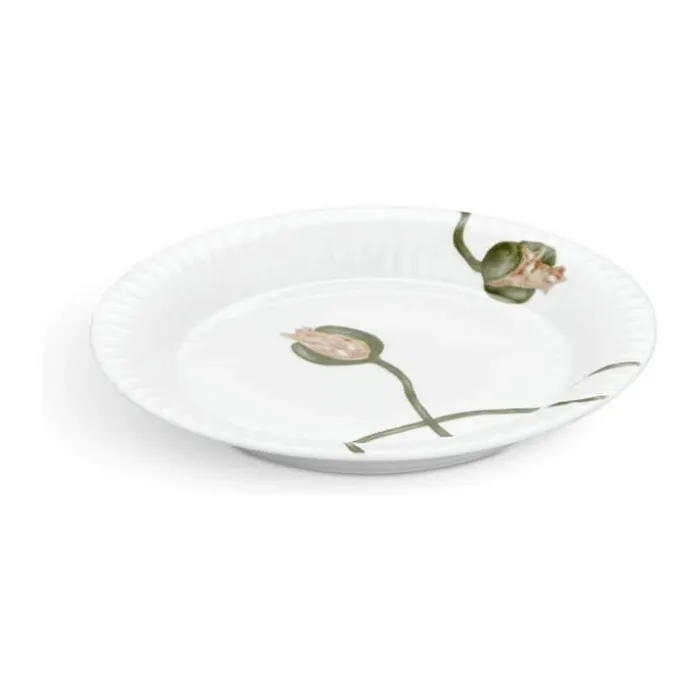 Kähler Hammershøi Poppy Tallerken Ø 19 cm - Porcelæn - Hvid