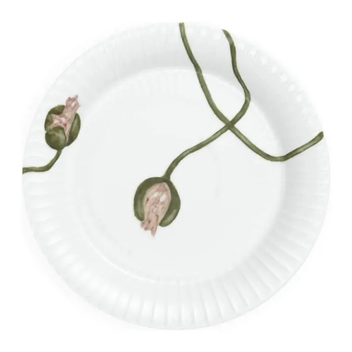 Kähler Hammershøi Poppy Tallerken Ø 19 cm - Porcelæn - Hvid