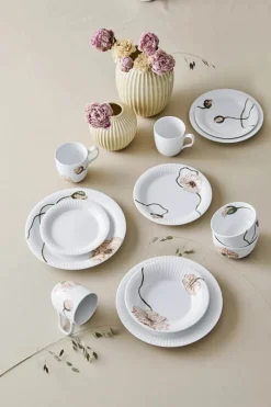 Kähler Hammershøi Poppy Tallerken Ø 19 cm - Porcelæn - Hvid