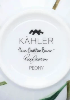 Kähler Hammershøi Sommer Krus 33 cl - Porcelæn - Pæoner