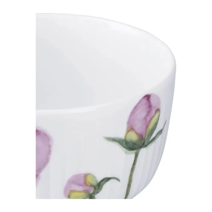 Kähler Hammershøi Sommer Skål Ø 12 cm - Porcelæn - Pæoner