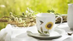 Kähler Hammershøi Sommer Tallerken Ø 22 cm - Porcelæn - Solsikke