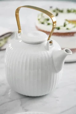 Kähler Hammershøi Tekande 1,2 liter - Porcelæn - Hvid