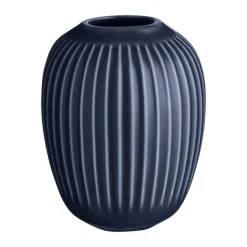 Kähler Hammershøi Vase H 10,5 cm - Stentøj - Indigo
