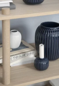Kähler Hammershøi Vase H 10,5 cm - Stentøj - Indigo