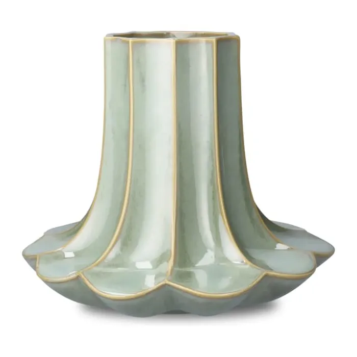 Kähler Kantarel Vase H 20,5 cm - Keramik - Grøn