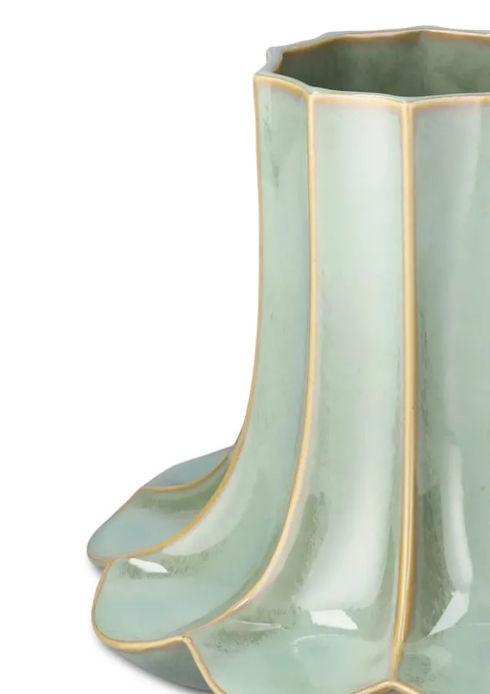 Kähler Kantarel Vase H 20,5 cm - Keramik - Grøn