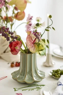 Kähler Kantarel Vase H 20,5 cm - Keramik - Grøn