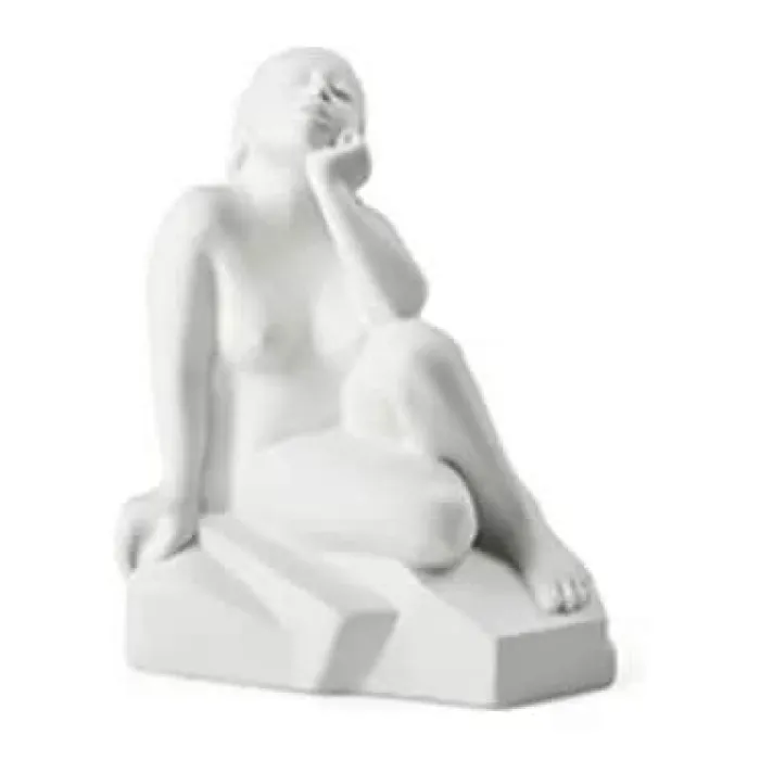 Kähler Moments of Being Silent Change Figur H 18,5 cm - Porcelæn - Hvid
