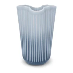 Kähler Unfold Vase H 20,5 cm - Keramik - Blå
