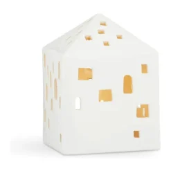 Kähler Urbania Lyshus - Byhus H 12,5 cm - Keramik - Hvid