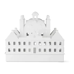 Kähler Urbania Lyshus - Fredensborg Slot H 12,5 x B 15 x L 13 cm - Keramik - Hvid