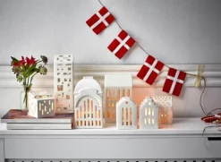 Kähler Urbania Lyshus - Functio H 9 cm - Keramik - Hvid