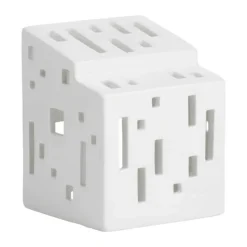 Kähler Urbania Lyshus - Functio H 9 cm - Keramik - Hvid