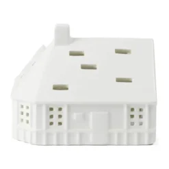 Kähler Urbania Lyshus - H.C. Andersens Hus H 11 cm - Keramik - Hvid