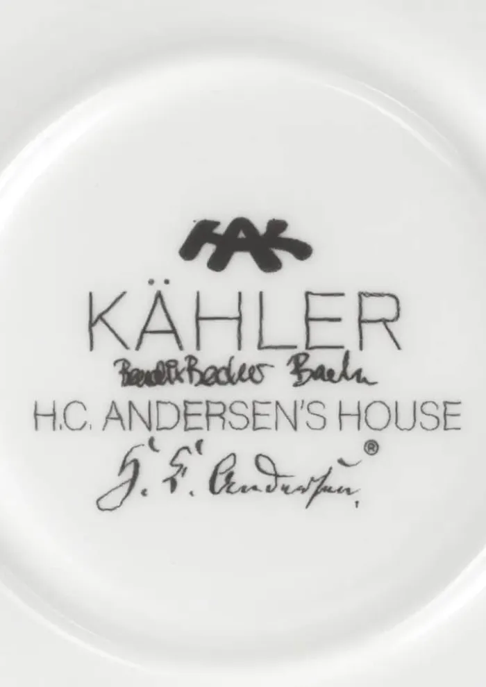 Kähler Urbania Lyshus - H.C. Andersens Hus H 11 cm - Keramik - Hvid
