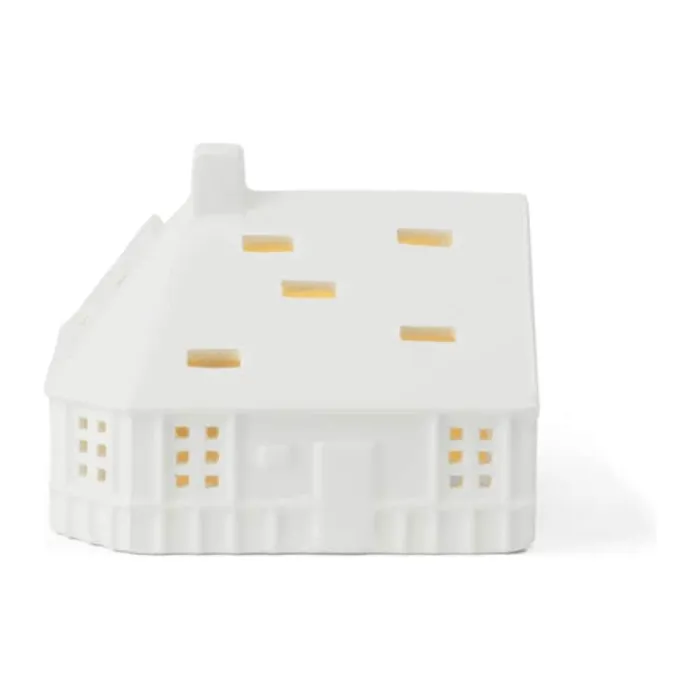 Kähler Urbania Lyshus - H.C. Andersens Hus H 11 cm - Keramik - Hvid