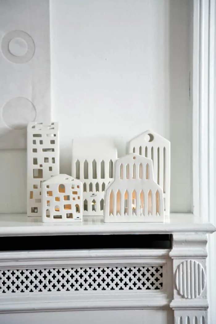 Kähler Urbania Lyshus - Pantheon H 20 cm - Keramik - Hvid