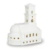 Kähler Urbania Lyshus - Vor Frue Kirke H 17,5 cm - Keramik - Hvid
