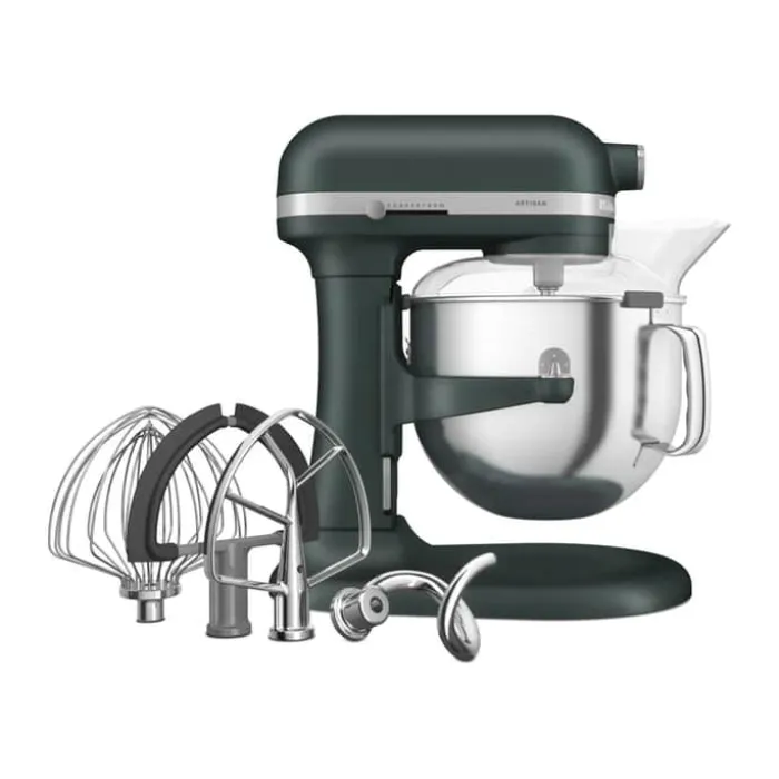 KitchenAid Artisan Køkkenmaskine 5KSM70SHXEPP 6,6 liter - Rustfrit stål - Pebble palm