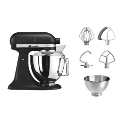 KitchenAid Artisan Røremaskine 5KSM175PSEBK 4,8 liter - Inkl. 5 ekstra dele - 10 hastigheder