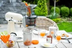 KitchenAid Artisan Slowjuicer H 33 x L 34 cm - Plast - Klar/grå