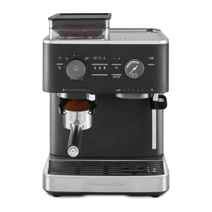 KitchenAid Espressomaskine 15 bar - Integreret kværn - Sort