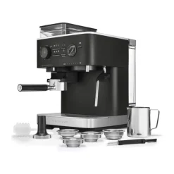 KitchenAid Espressomaskine 15 bar - Integreret kværn - Sort