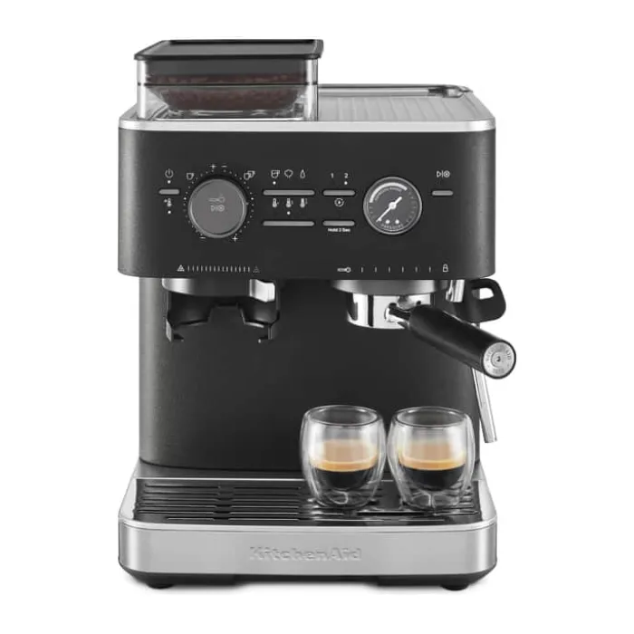 KitchenAid Espressomaskine 15 bar - Integreret kværn - Sort