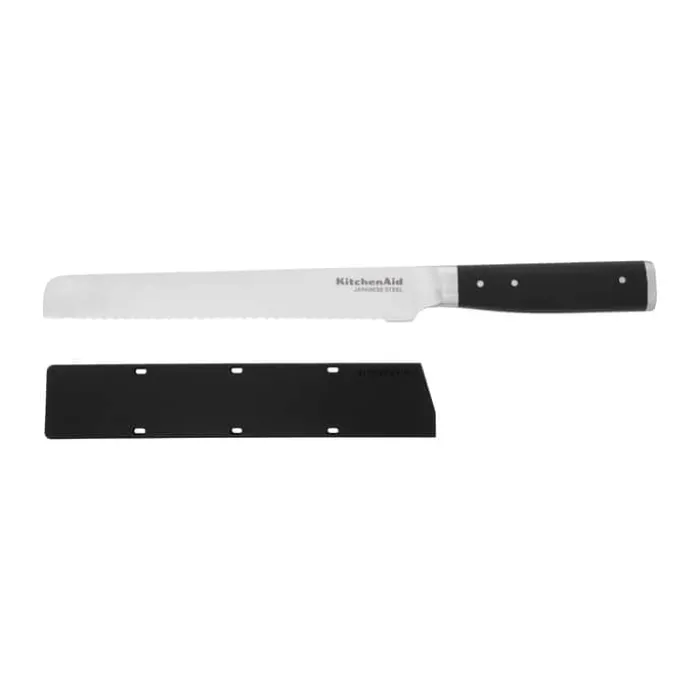 KitchenAid Gourmet Brødkniv L 20 cm - Rustfrit stål - Sort