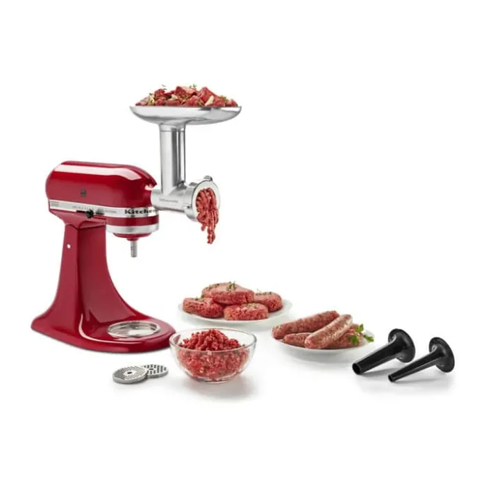 KitchenAid Kødhakker - 9 dele Passer til KitchenAid Røremaskine