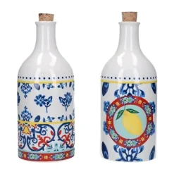 KitchenCraft Olie/Edikkesæt - 2 dele 500 ml - Porcelæn - Multifarvet