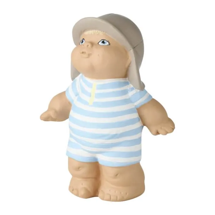 Klarborg Dansk Sommer Badebarn - Huxi H 7,5 cm - Polyresin - Blå/Grå