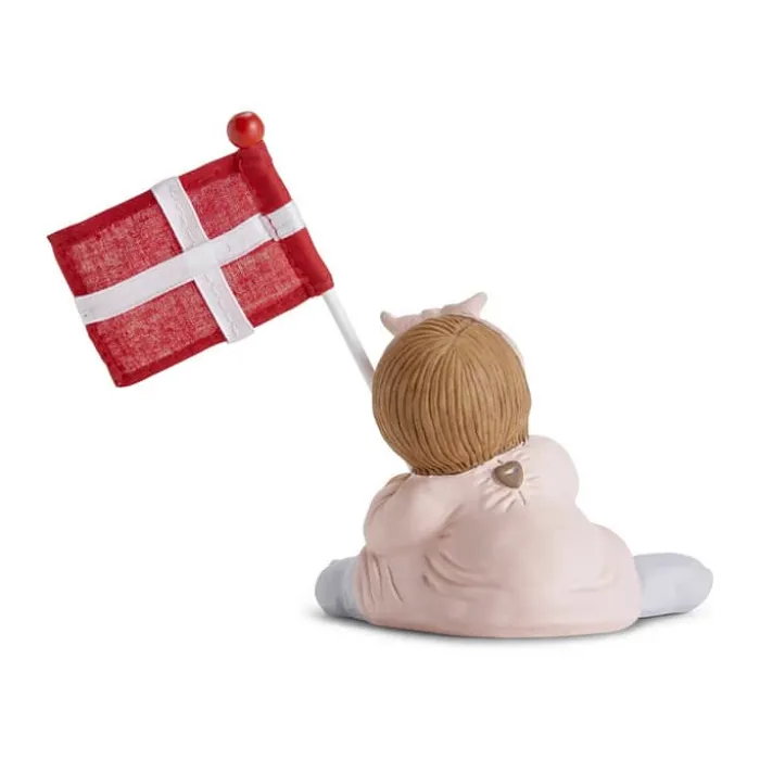 Klarborg Fødselsdagspige H 11 cm - Polyresin/specialkeramik - Lyserød