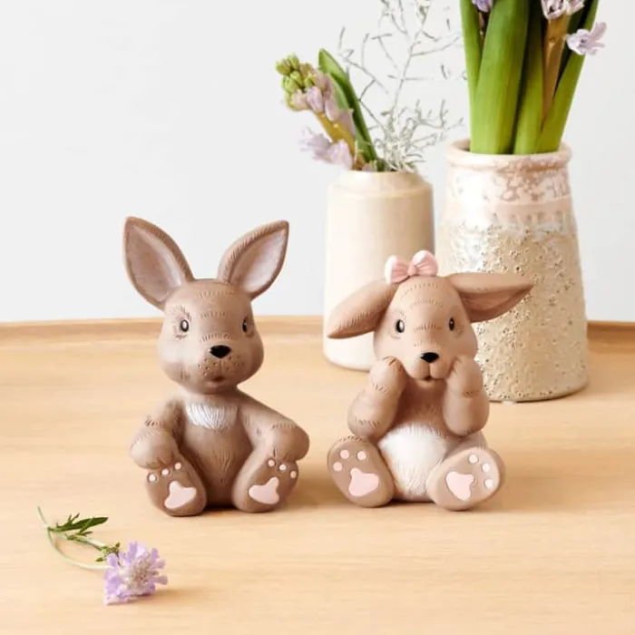 Klarborg Hare - Store Nøk H 14,5 cm - Polyresin - Grå