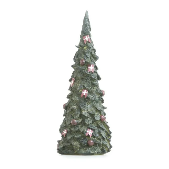Klarborg Juletræ - Lille H 17 cm - Keramik - Grøn
