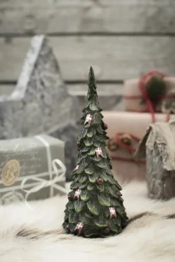 Klarborg Juletræ - Lille H 17 cm - Keramik - Grøn