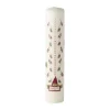 Klarborg Kalenderlys - Nisse Paw H 25 cm - Paraffin - Hvid